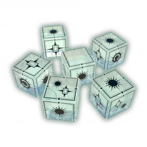 Набор кубиков "Свет в Темноте" для Последний Свет ("Lunar Glow" Glow in the Dark Dice Set)