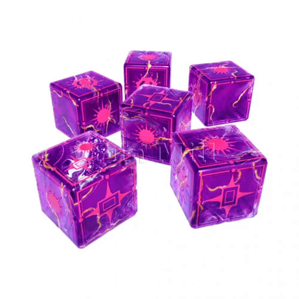 Набор кубиков Туманность для игры Последний Свет (Nebula Sparkly Dice)