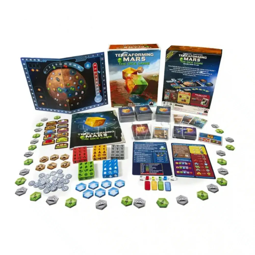 Настольная игра Покорение Марса на кубиках (Terraforming Mars The Dice Game)