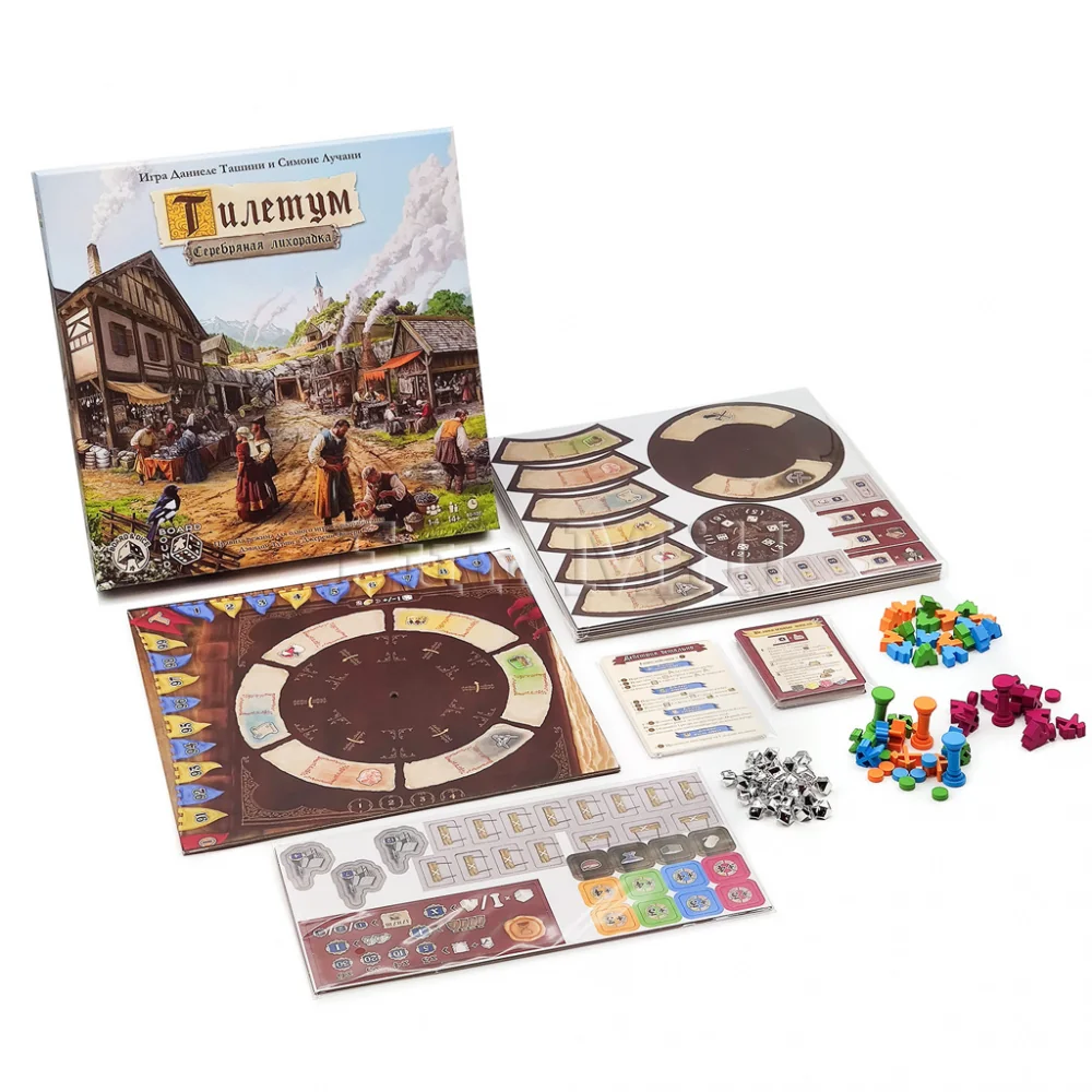 Настольная игра Тилетум: Серебряная Лихорадка (Tiletum: Prospect for Silver)