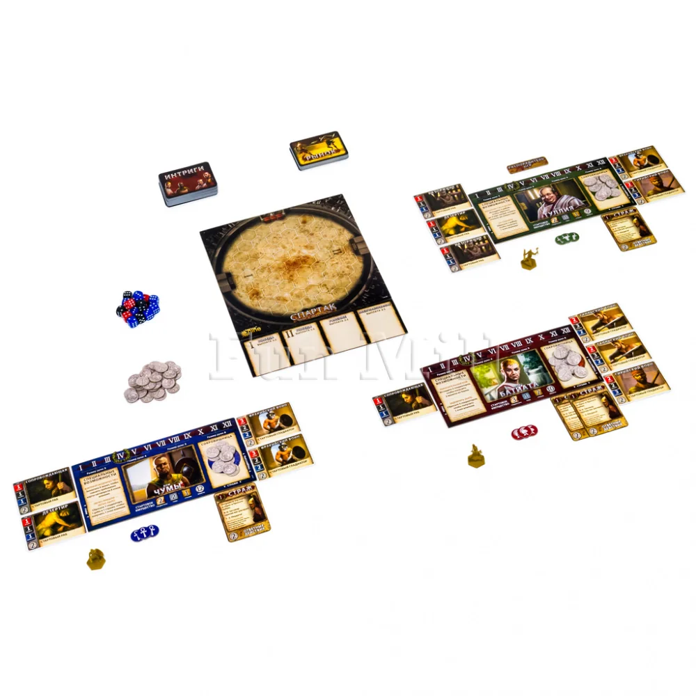 Настольная игра Спартак. Кровь и Предательство (Spartacus: A Game of Blood and Treachery)