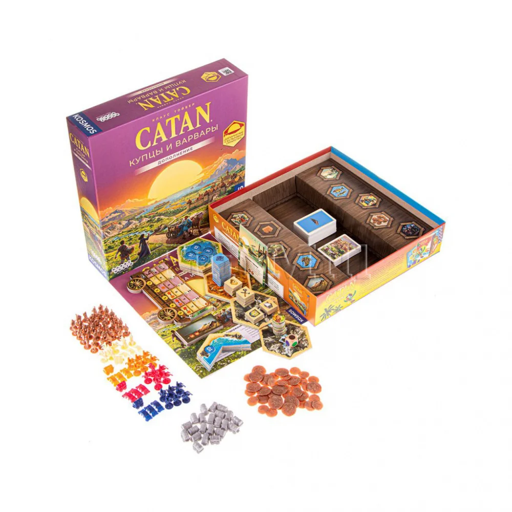 Настольная игра Catan: Колонизаторы. Купцы и Варвары (Catan: Traders & Barbarians 2025)