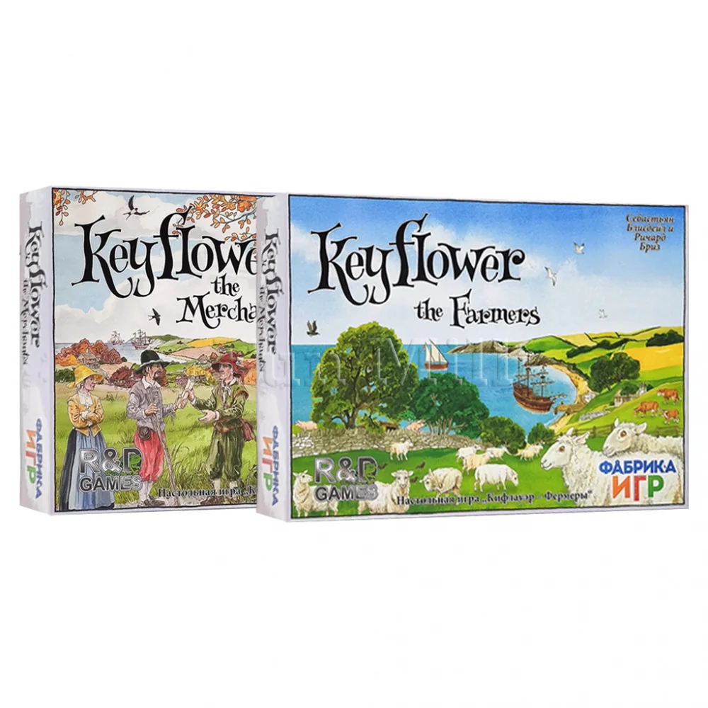 Набор дополнений для игры KeyFlower: Фермеры и  Торговцы (KeyFlower expansions set)