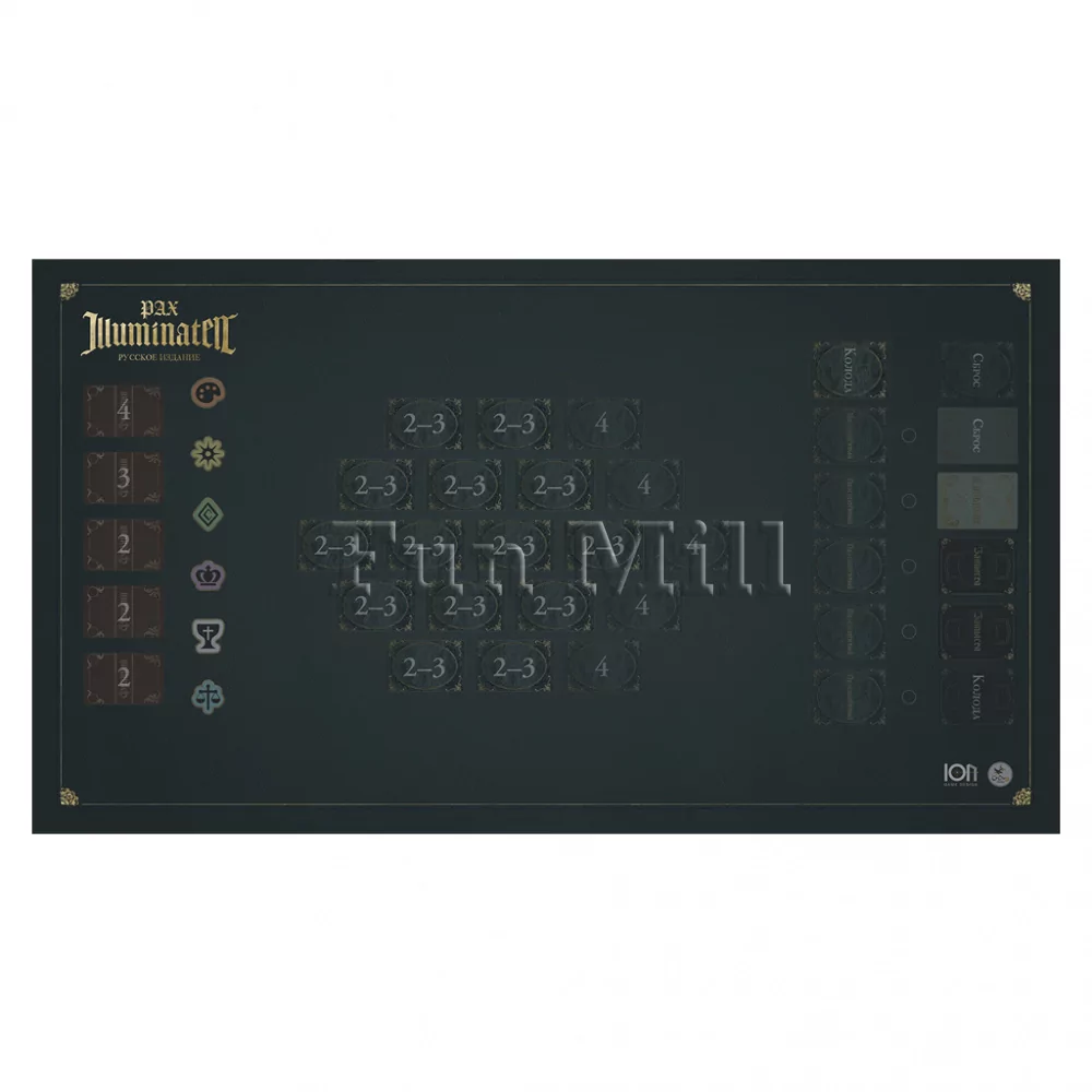 Неопреновый мат для игры Pax Illuminaten
