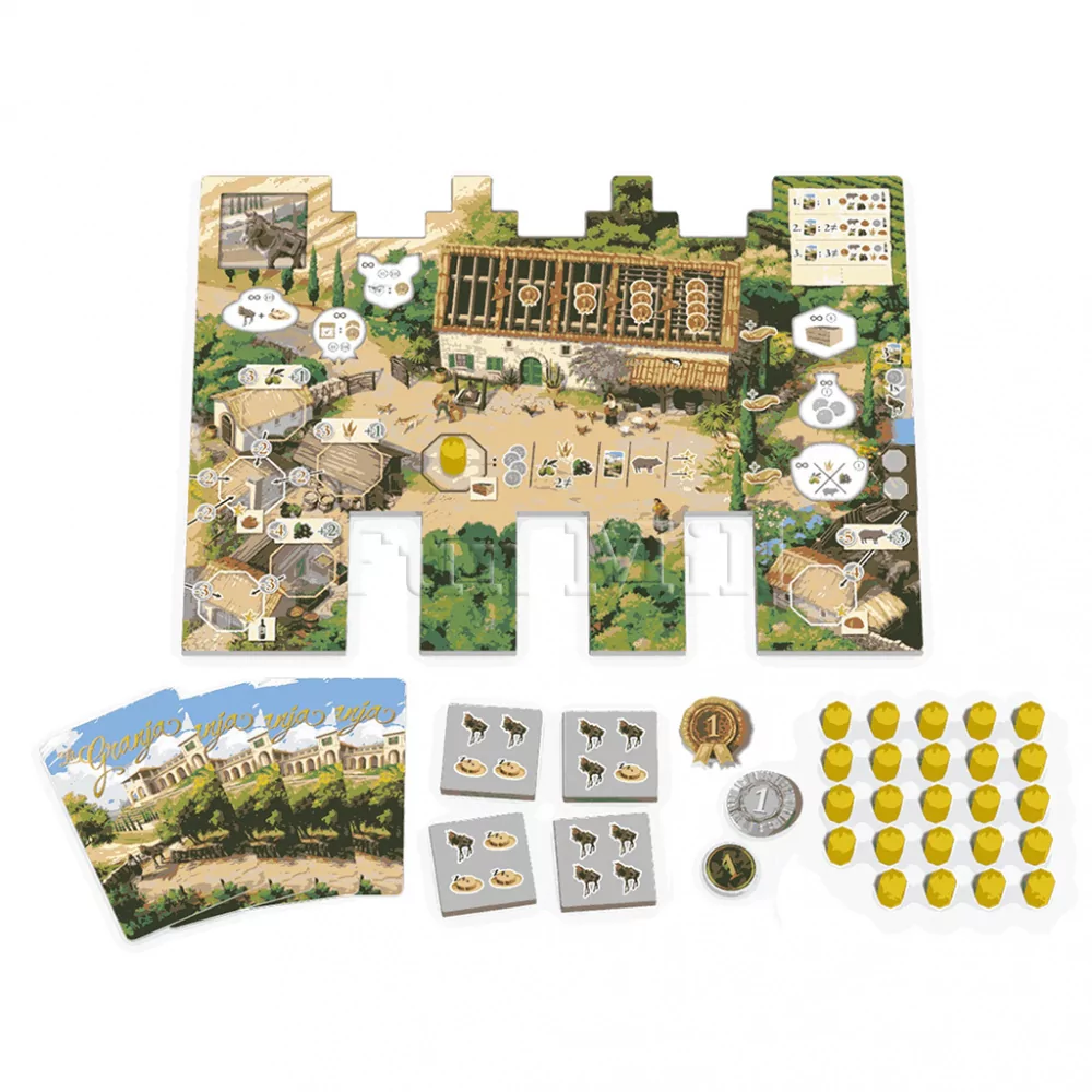 Настольная игра Ла-Гранха. Коллекционное издание (La Granja: Deluxe Master Set)