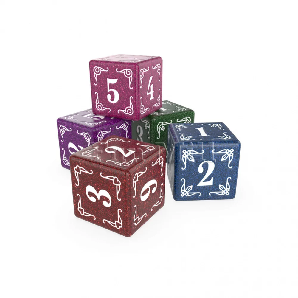 Набор кубиков силы для игры Битва за Страну Чудес (Wonderland's War: Custom Leader Strength Dice)
