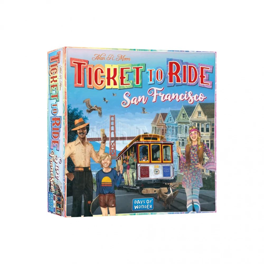 Настольная игра Ticket to Ride: San Francisco (Билет на Поезд. Сан-Франциско)